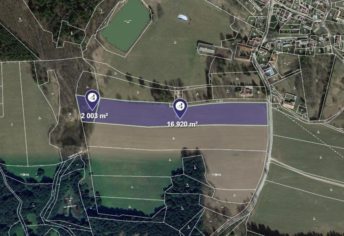 plot for sale, 18,923 m², Lodhéřov, Jihočeský Region plot for sale, 18,923 m², Lodhéřov, Jihočeský Region