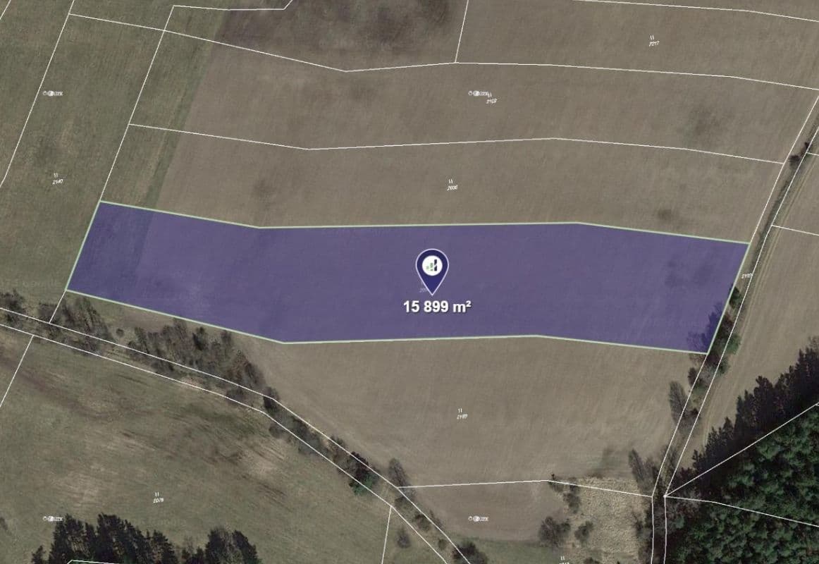 plot for sale, 15,899 m², Lodhéřov, Jihočeský Region plot for sale, 15,899 m², Lodhéřov, Jihočeský Region