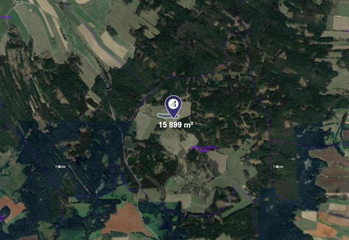 plot for sale, 15,899 m², Lodhéřov, Jihočeský Region plot for sale, 15,899 m², Lodhéřov, Jihočeský Region