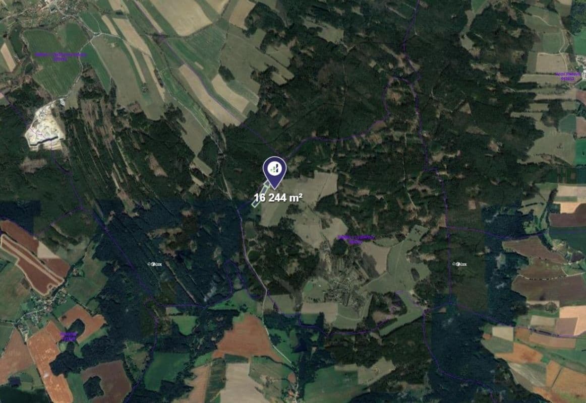 plot for sale, 16,244 m², Lodhéřov, Jihočeský Region plot for sale, 16,244 m², Lodhéřov, Jihočeský Region