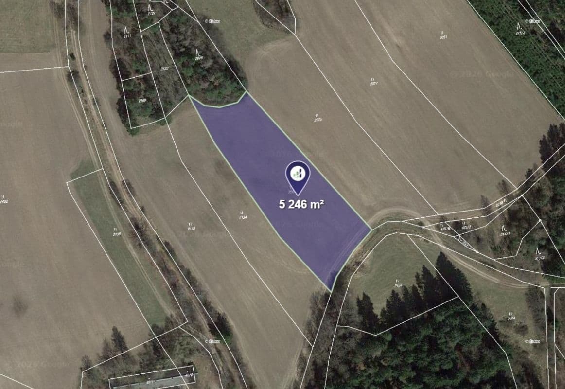 plot for sale, 5,246 m², Lodhéřov, Jihočeský Region plot for sale, 5,246 m², Lodhéřov, Jihočeský Region