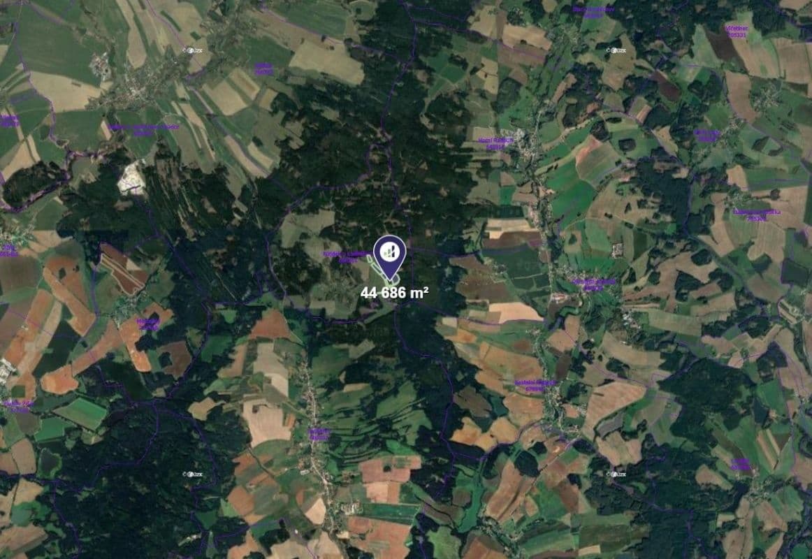 plot for sale, 44,686 m², Lodhéřov, Jihočeský Region plot for sale, 44,686 m², Lodhéřov, Jihočeský Region