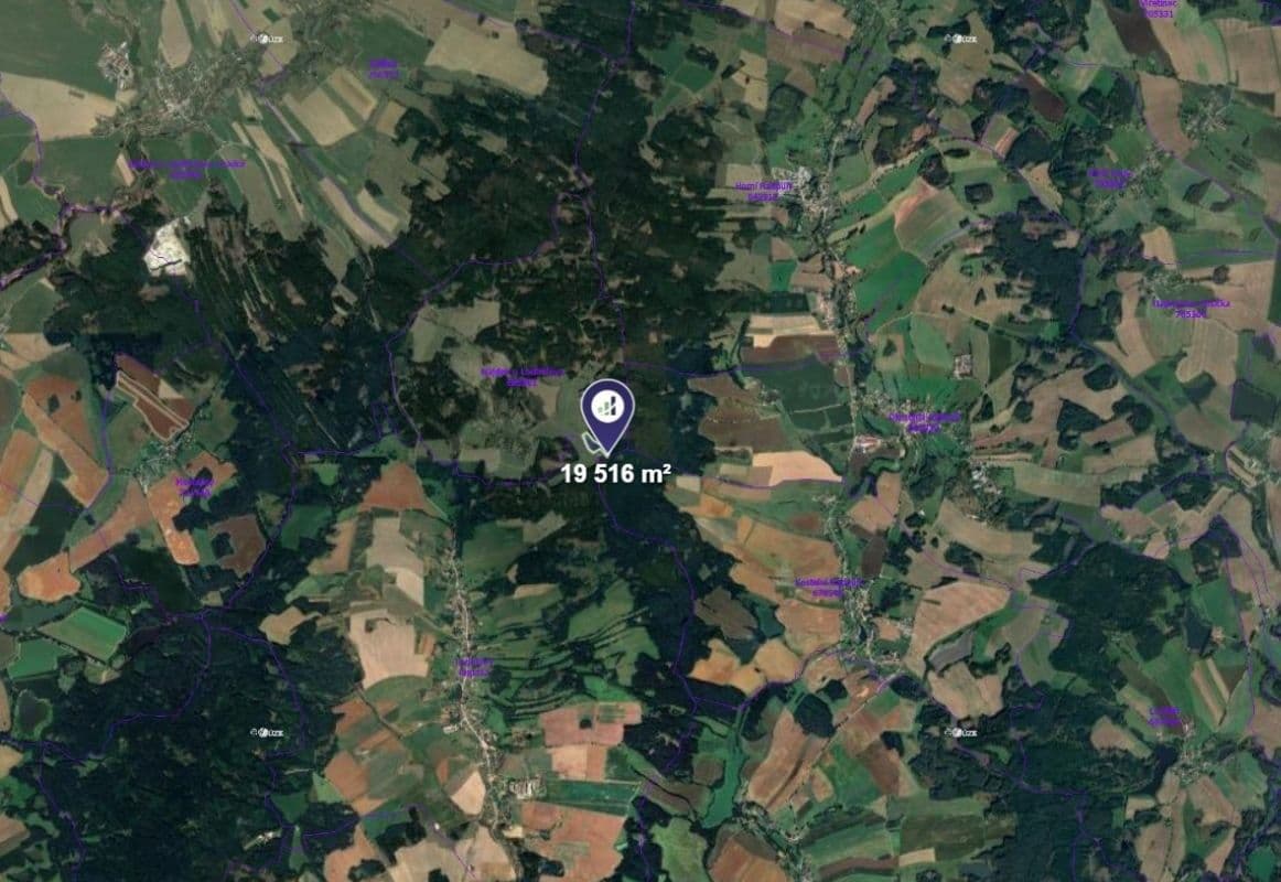 plot for sale, 19,516 m², Lodhéřov, Jihočeský Region plot for sale, 19,516 m², Lodhéřov, Jihočeský Region