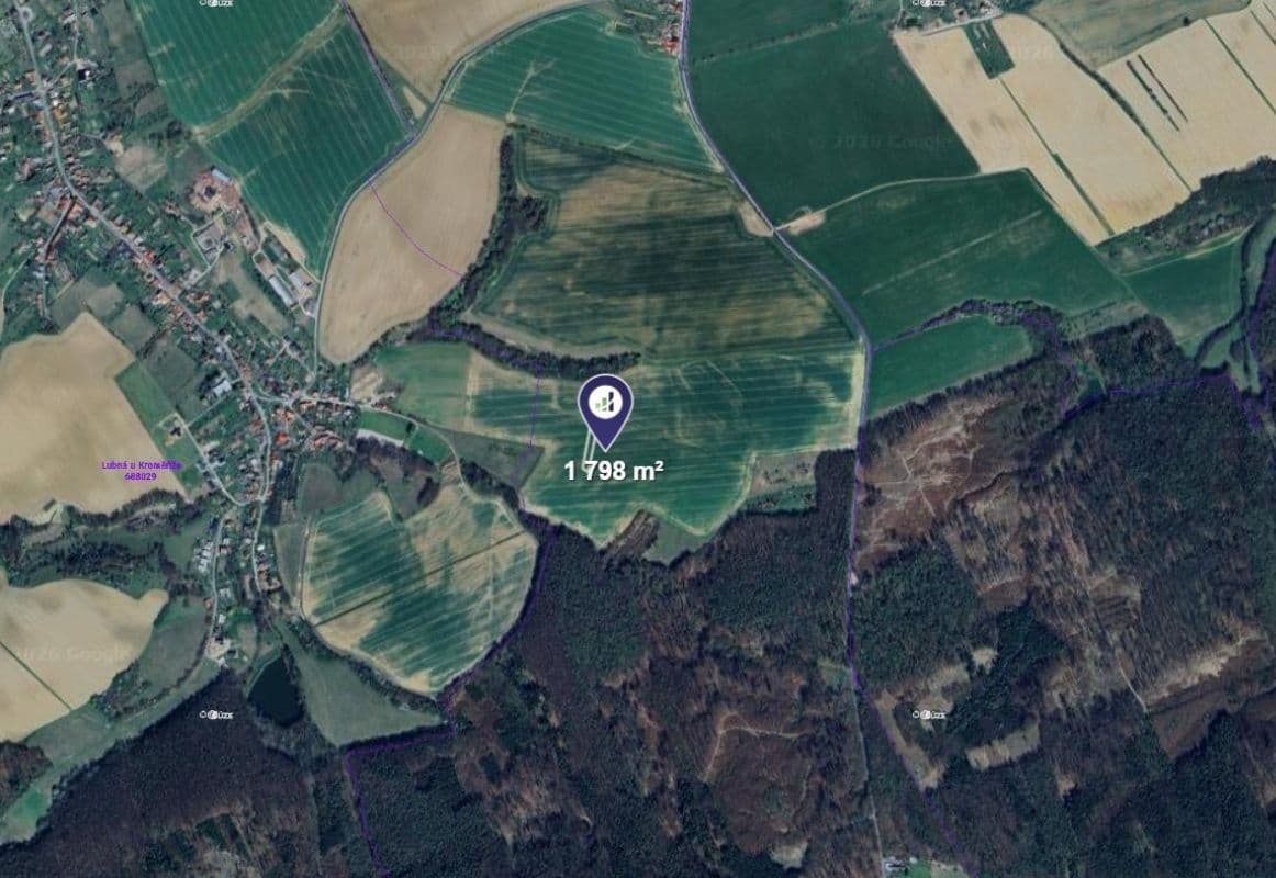 plot for sale, 1,798 m², Vrbka, Zlínský Region plot for sale, 1,798 m², Vrbka, Zlínský Region