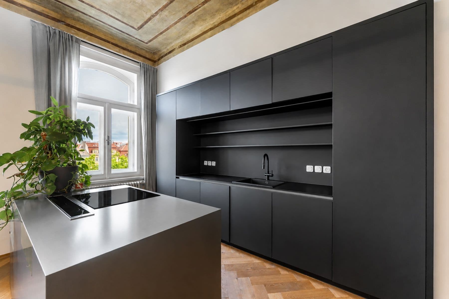 2 bedroom with open-plan kitchen flat to rent, 80 m², Slezská, Prague, Prague 2 bedroom with open-plan kitchen flat to rent, 80 m², Slezská, Prague, Prague