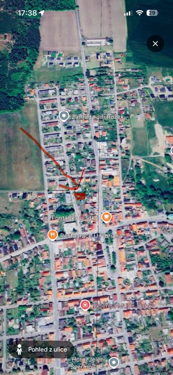 plot for sale, 540 m², A. Zápotockého, Horní Jelení, Pardubický Region plot for sale, 540 m², A. Zápotockého, Horní Jelení, Pardubický Region