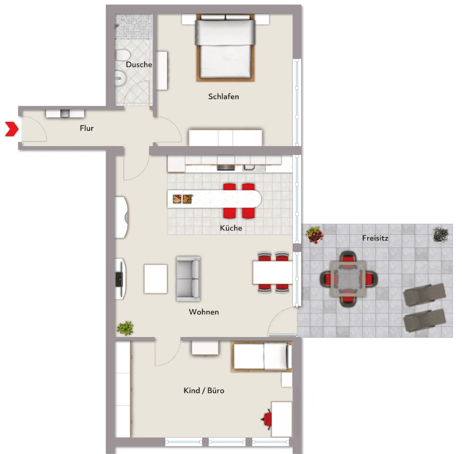 3 bedroom flat for sale, 86 m², Lemgo, North Rhine-Westphalia 3 bedroom flat for sale, 86 m², Lemgo, North Rhine-Westphalia