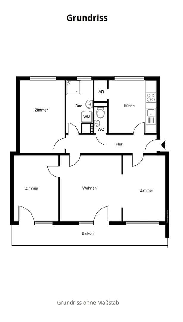 4 bedroom flat to rent, 90 m², Sandgasse 2, Dornbirn, Vorarlberg 4 bedroom flat to rent, 90 m², Sandgasse 2, Dornbirn, Vorarlberg