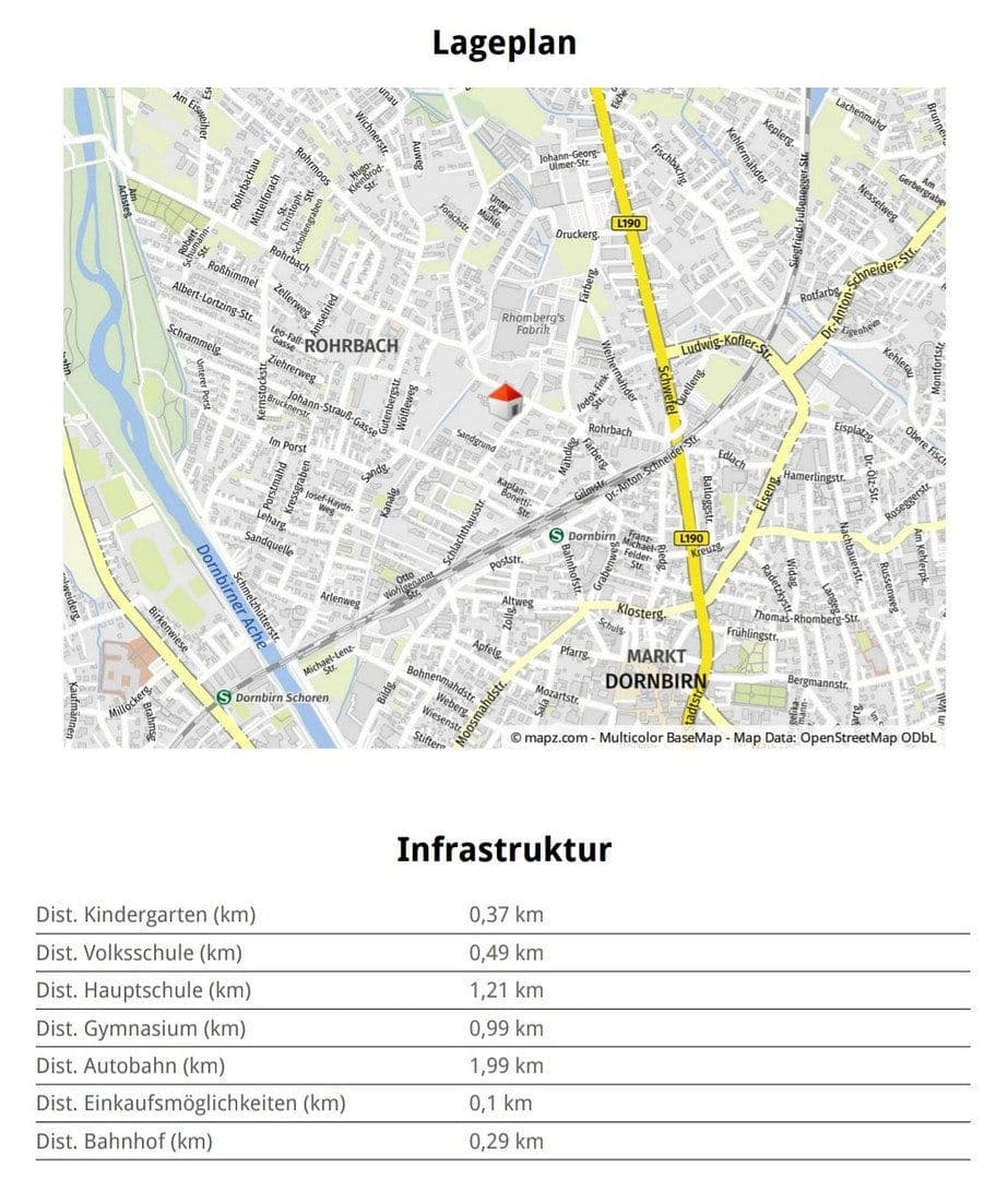 4 bedroom flat to rent, 90 m², Sandgasse 2, Dornbirn, Vorarlberg 4 bedroom flat to rent, 90 m², Sandgasse 2, Dornbirn, Vorarlberg