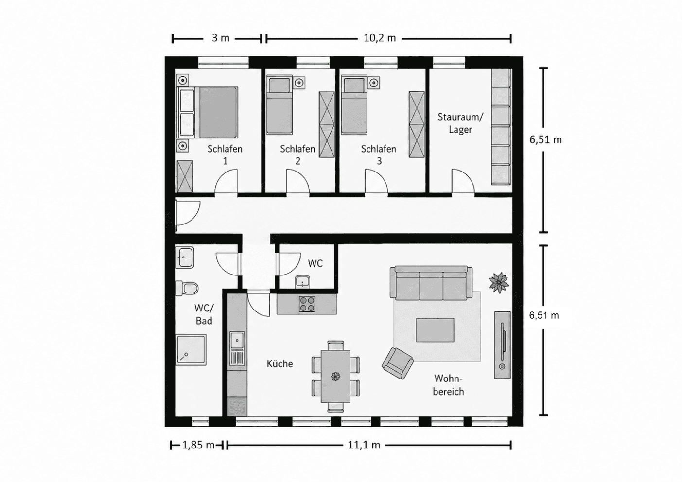 6 bedroom flat for sale, 169 m², Haagstr. 1-5, Moers, North Rhine-Westphalia 6 bedroom flat for sale, 169 m², Haagstr. 1-5, Moers, North Rhine-Westphalia