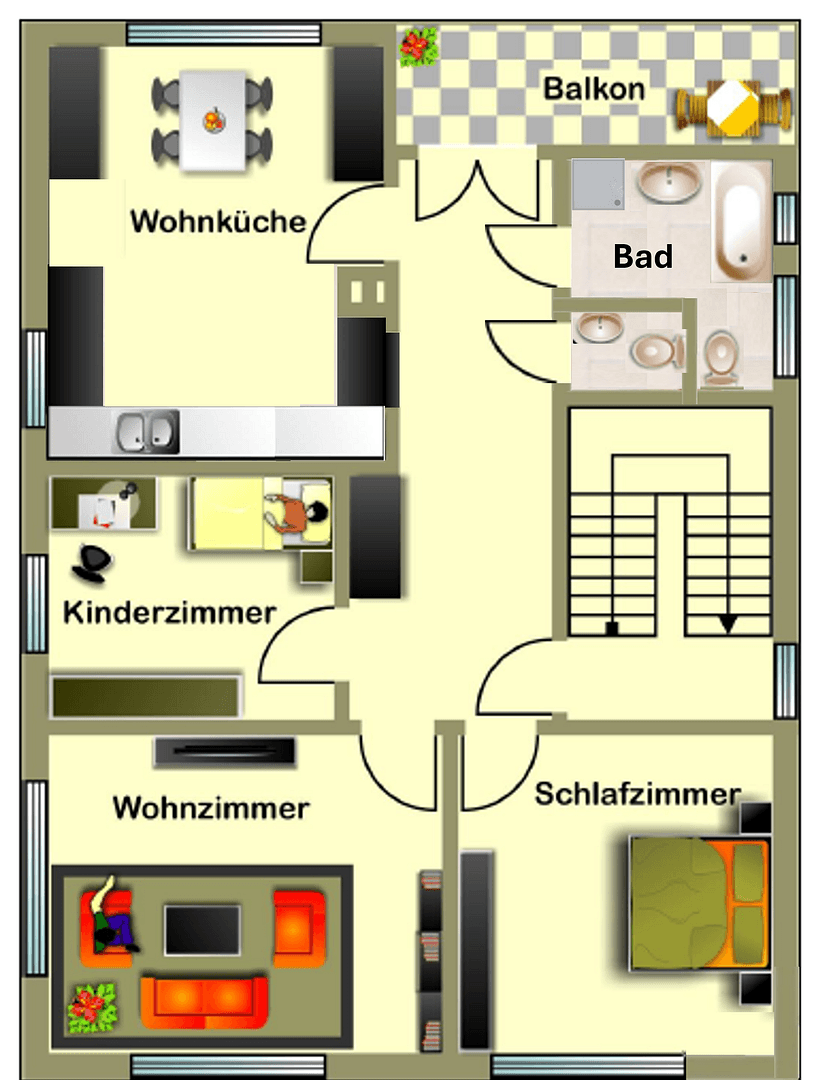 3 bedroom flat to rent, 81 m², Schifferstadt, Rhineland-Palatinate 3 bedroom flat to rent, 81 m², Schifferstadt, Rhineland-Palatinate