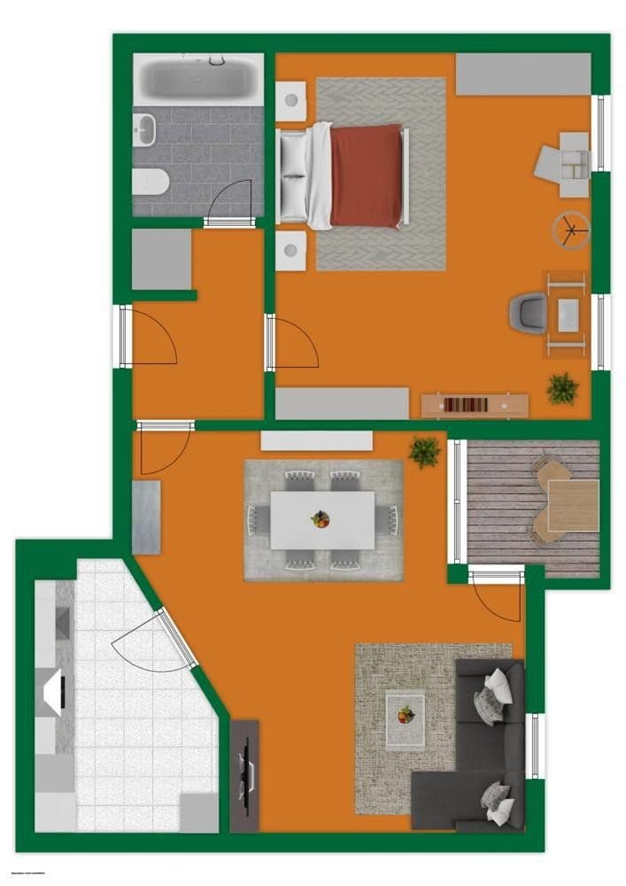 1 bedroom with open-plan kitchen flat to rent, 82 m², Hauptstrasse 160, Weil am Rhein, Baden-Württemberg 1 bedroom with open-plan kitchen flat to rent, 82 m², Hauptstrasse 160, Weil am Rhein, Baden-Württemberg