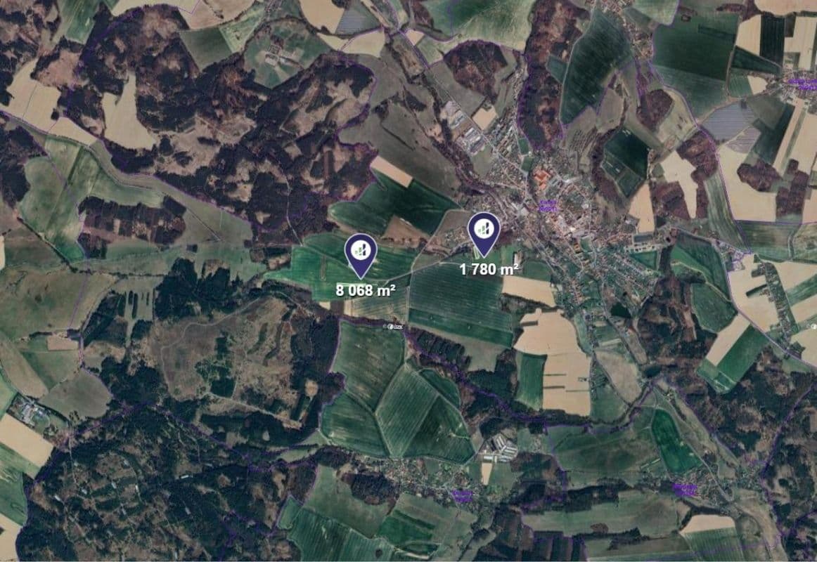 plot for sale, 9,848 m², Konice, Olomoucký Region plot for sale, 9,848 m², Konice, Olomoucký Region