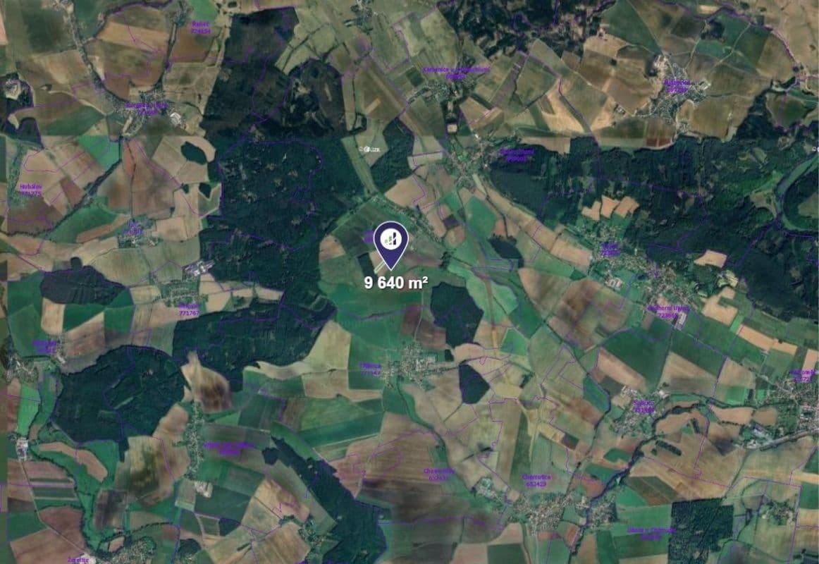 plot for sale, 9,640 m², Kovač, Královéhradecký Region plot for sale, 9,640 m², Kovač, Královéhradecký Region