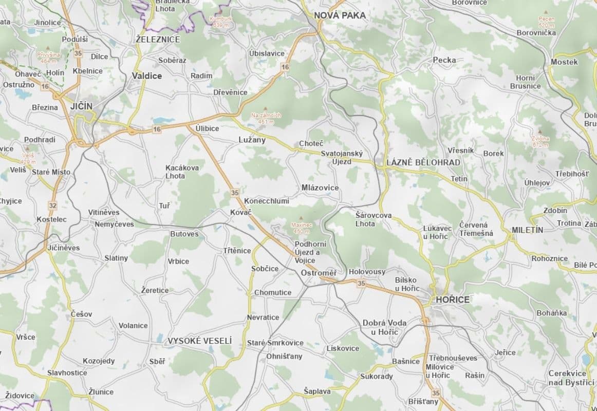 plot for sale, 9,640 m², Kovač, Královéhradecký Region plot for sale, 9,640 m², Kovač, Královéhradecký Region