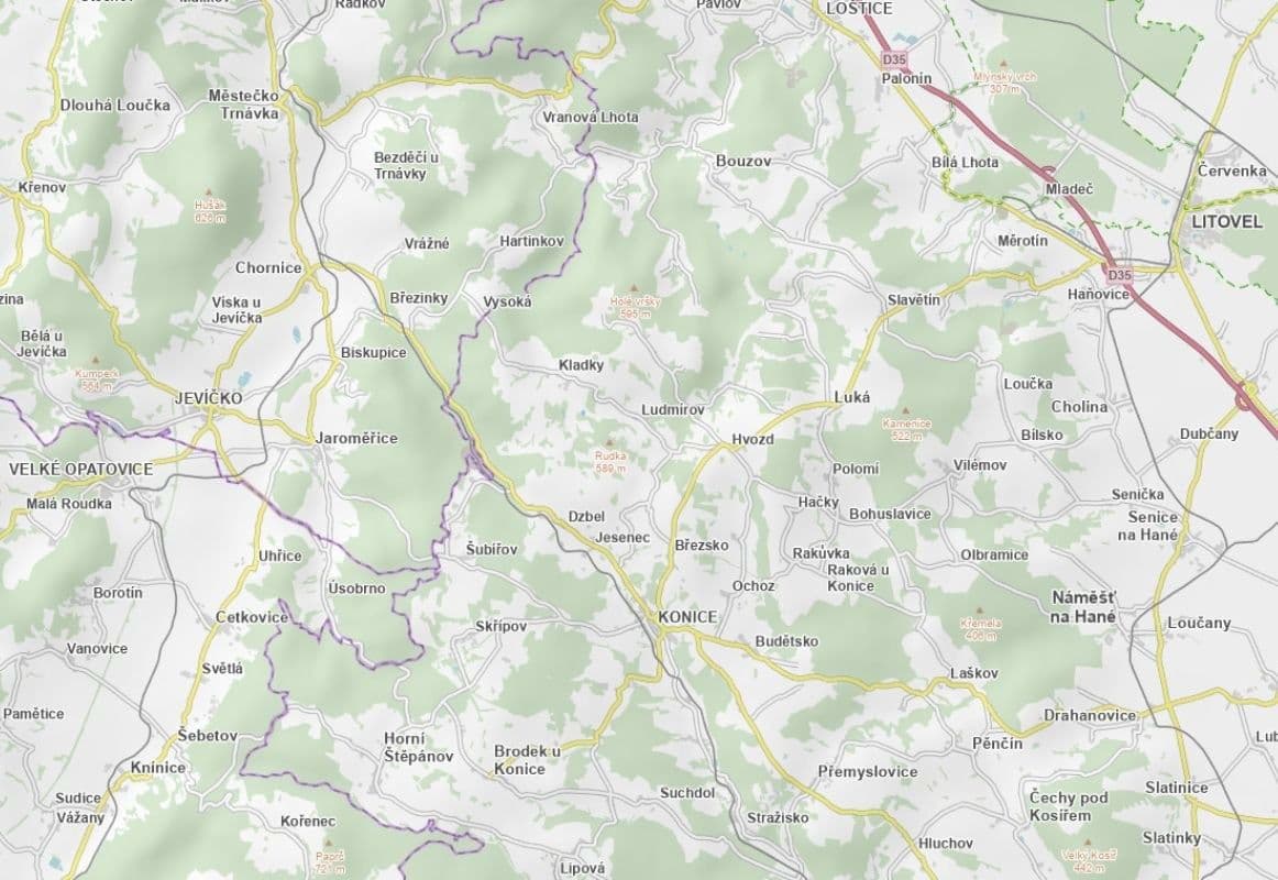 plot for sale, 5,525 m², Ludmírov, Olomoucký Region plot for sale, 5,525 m², Ludmírov, Olomoucký Region