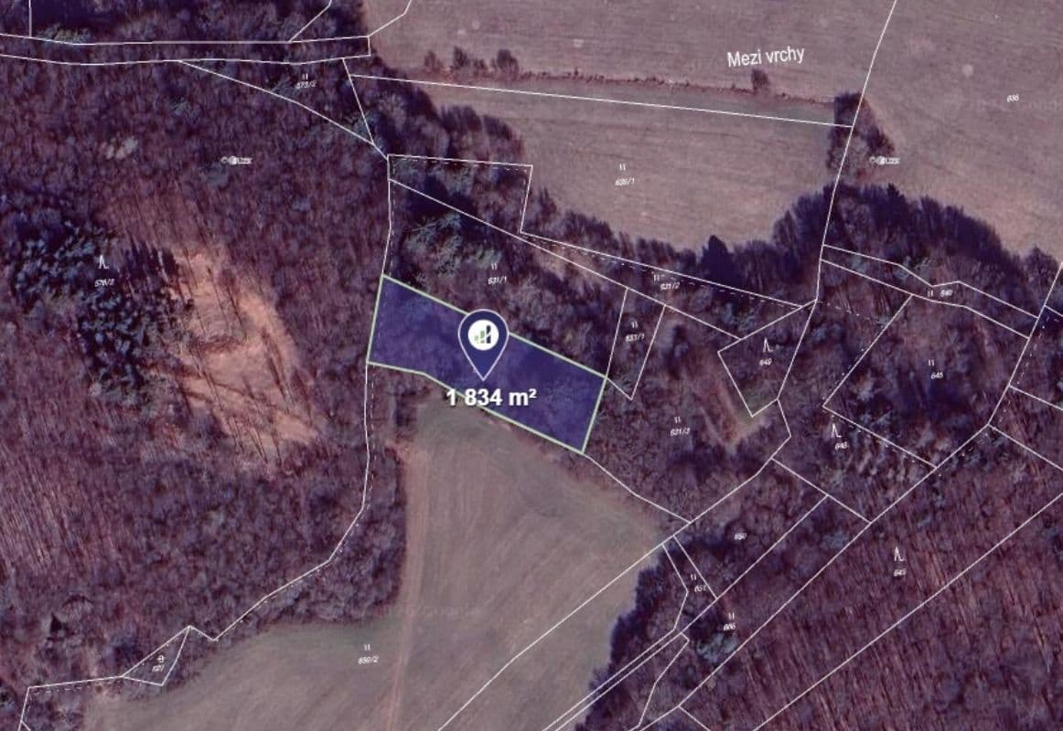 plot for sale, 1,834 m², Ludmírov, Olomoucký Region plot for sale, 1,834 m², Ludmírov, Olomoucký Region