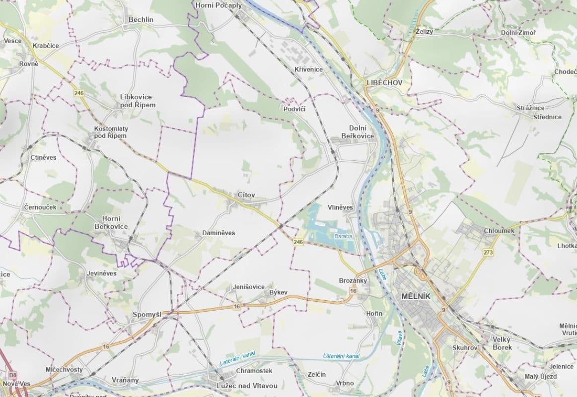 plot for sale, 1,002 m², Cítov, Středočeský Region plot for sale, 1,002 m², Cítov, Středočeský Region
