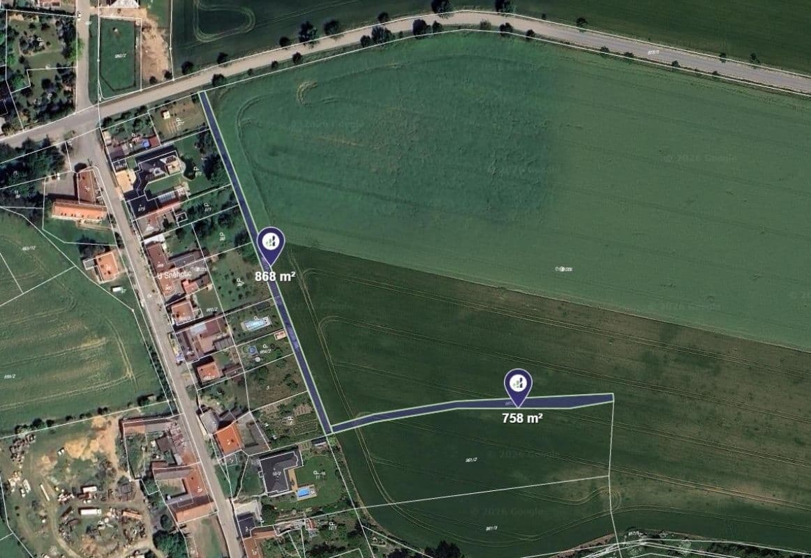 plot for sale, 1,626 m², Brodek u Prostějova, Olomoucký Region plot for sale, 1,626 m², Brodek u Prostějova, Olomoucký Region