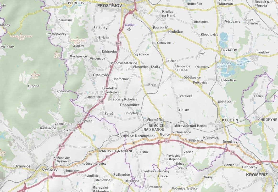 plot for sale, 1,626 m², Brodek u Prostějova, Olomoucký Region plot for sale, 1,626 m², Brodek u Prostějova, Olomoucký Region
