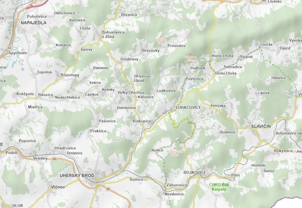plot for sale, 10,909 m², Kaňovice, Zlínský Region plot for sale, 10,909 m², Kaňovice, Zlínský Region
