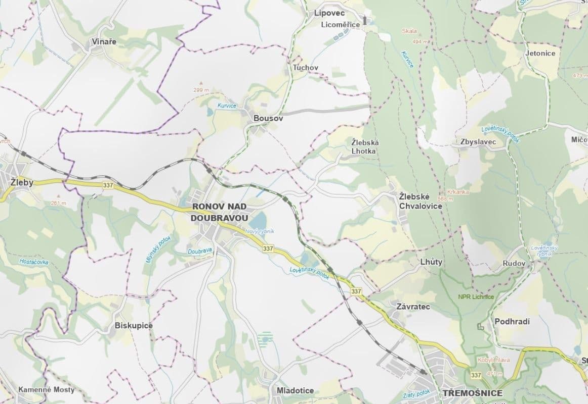plot for sale, 2,502 m², Ronov nad Doubravou, Pardubický Region plot for sale, 2,502 m², Ronov nad Doubravou, Pardubický Region