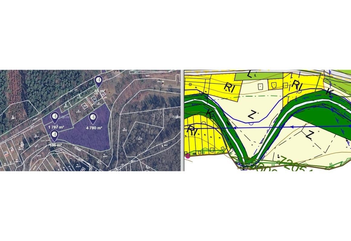 plot for sale, 6,818 m², Bojkovice, Zlínský Region plot for sale, 6,818 m², Bojkovice, Zlínský Region