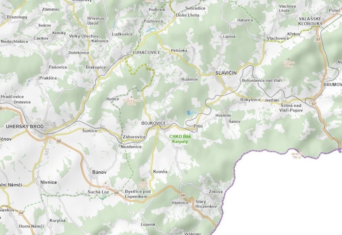 plot for sale, 3,866 m², Bojkovice, Zlínský Region plot for sale, 3,866 m², Bojkovice, Zlínský Region