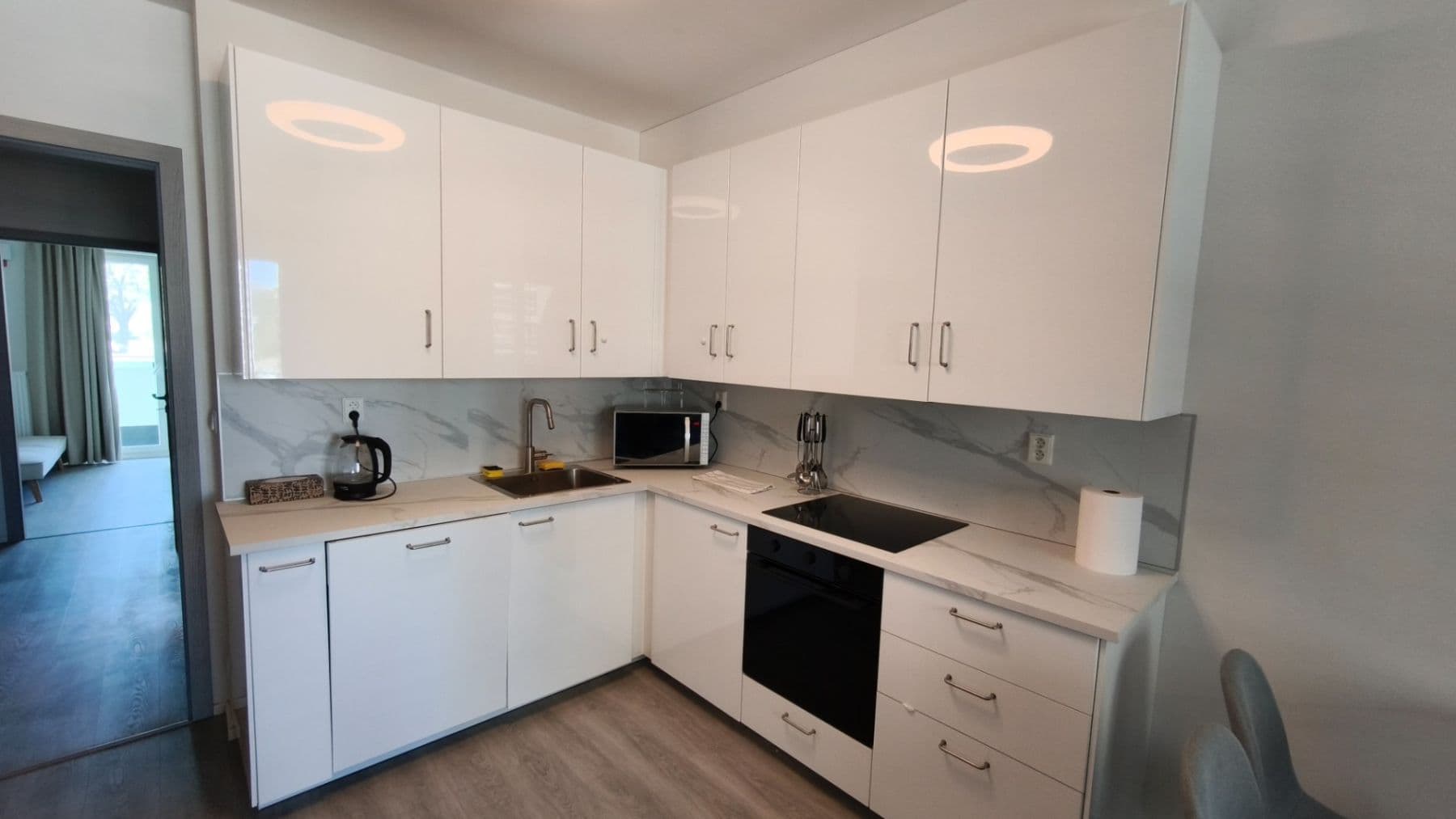 1 bedroom with open-plan kitchen flat to rent, 52 m², Poděbradská, Prague, Prague 1 bedroom with open-plan kitchen flat to rent, 52 m², Poděbradská, Prague, Prague