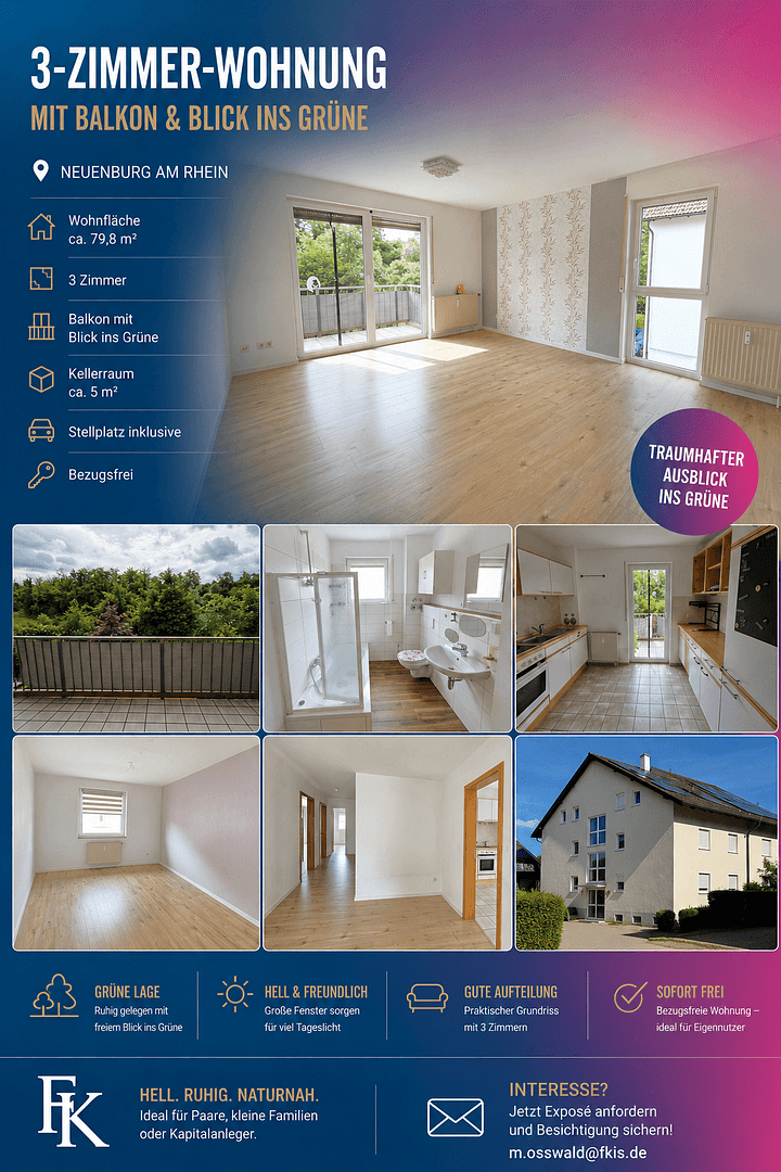 3 bedroom flat for sale, 80 m², Neuenburg am Rhein, Baden-Württemberg 3 bedroom flat for sale, 80 m², Neuenburg am Rhein, Baden-Württemberg