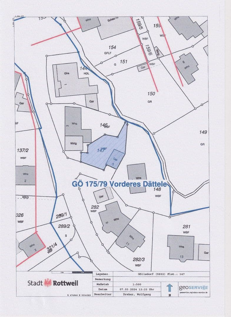 plot for sale, 297 m², Leo-Sandel-Straße 5, Rottweil, Baden-Württemberg plot for sale, 297 m², Leo-Sandel-Straße 5, Rottweil, Baden-Württemberg