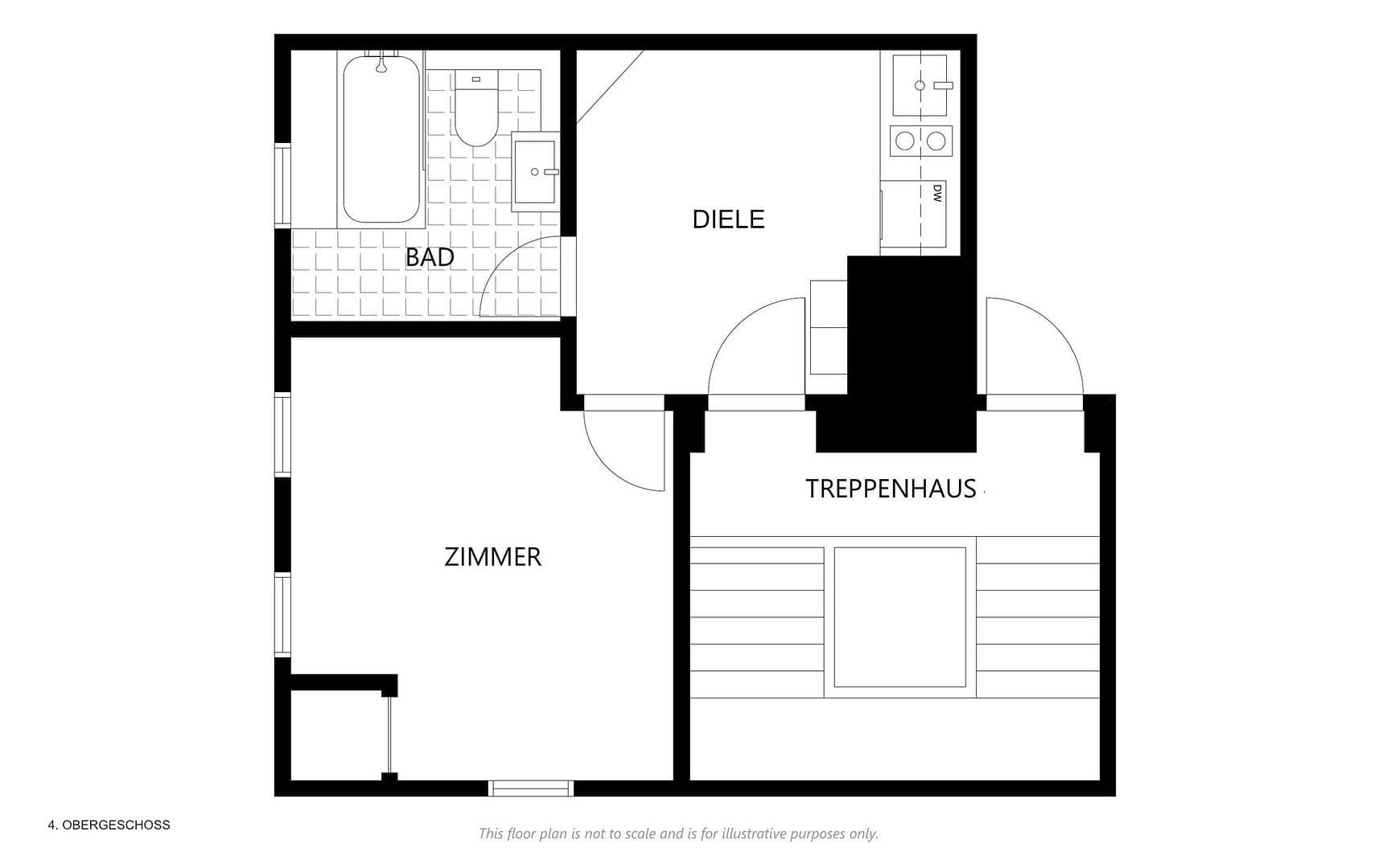 2 bedroom flat to rent, 30 m², Jungfrauenthal 55, Hamburg, Hamburg 2 bedroom flat to rent, 30 m², Jungfrauenthal 55, Hamburg, Hamburg