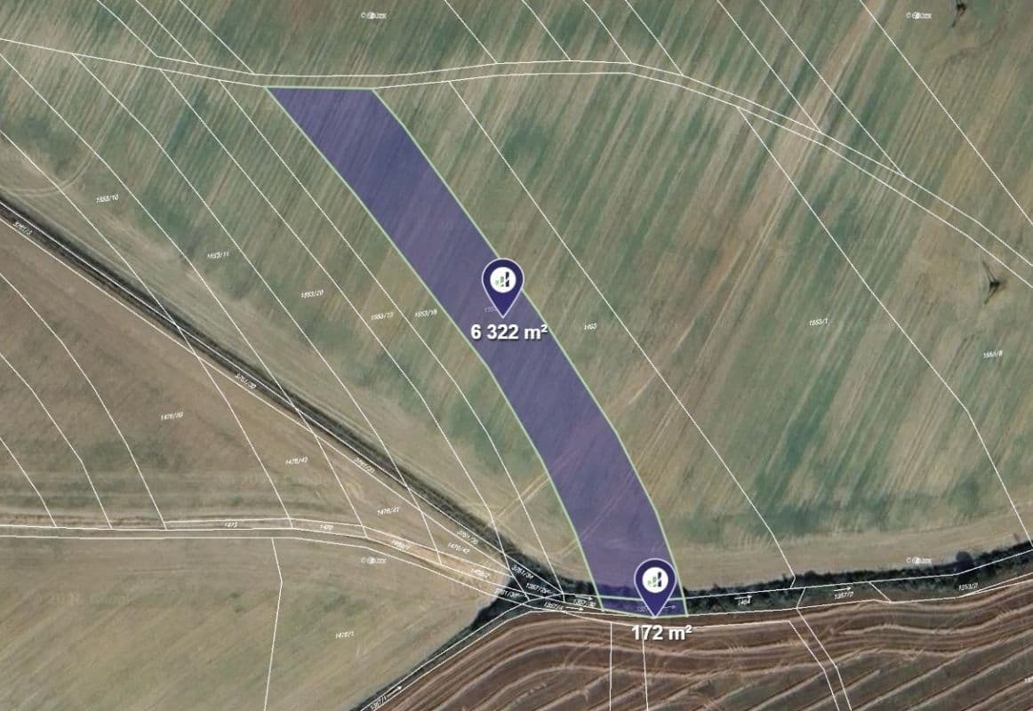 plot for sale, 812 m², Dobřany, Plzeňský Region plot for sale, 812 m², Dobřany, Plzeňský Region