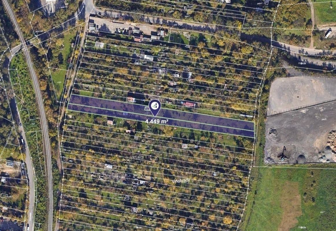 plot for sale, 4,449 m², Brno, Jihomoravský Region plot for sale, 4,449 m², Brno, Jihomoravský Region