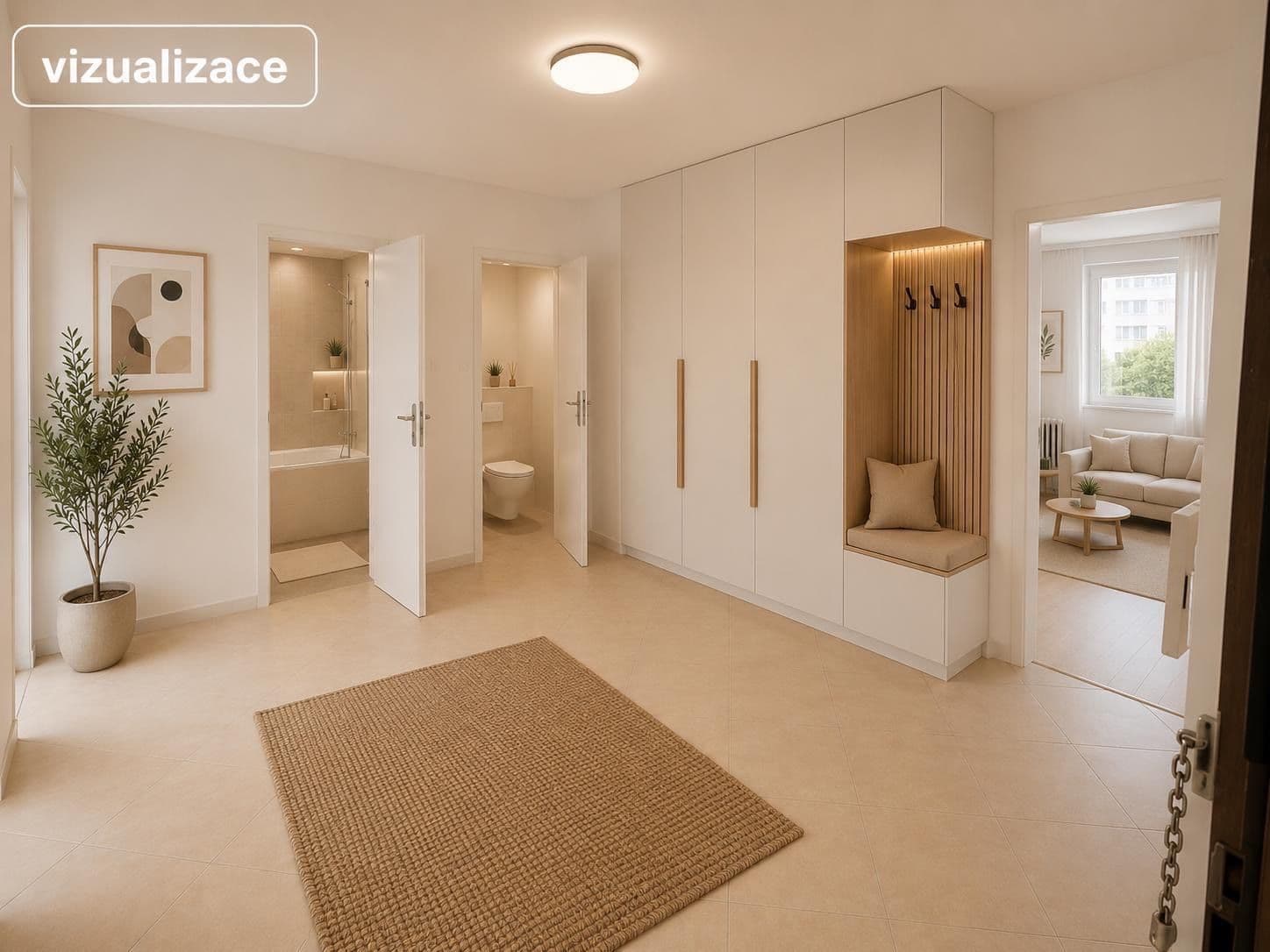 2 bedroom with open-plan kitchen flat for sale, 68 m², Jetelová, Prague, Prague 2 bedroom with open-plan kitchen flat for sale, 68 m², Jetelová, Prague, Prague