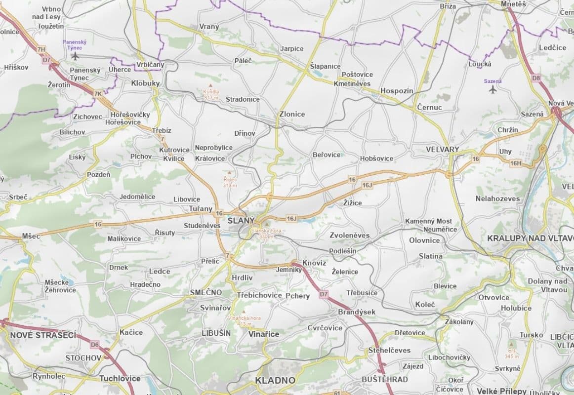 plot for sale, 5,737 m², Slaný, Středočeský Region plot for sale, 5,737 m², Slaný, Středočeský Region