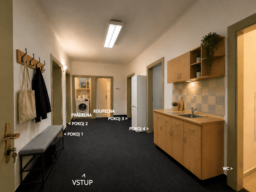 4 bedroom flat to rent, 106 m², Štefánikova, Zlín, Zlínský Region 4 bedroom flat to rent, 106 m², Štefánikova, Zlín, Zlínský Region