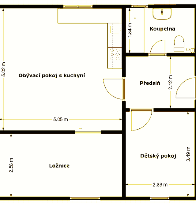 2 bedroom with open-plan kitchen flat for sale, 62 m², Břežany II, Středočeský Region 2 bedroom with open-plan kitchen flat for sale, 62 m², Břežany II, Středočeský Region