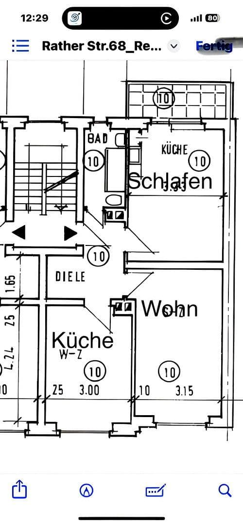 2 bedroom flat to rent, 55 m², Rather Str. 68, Düsseldorf, North Rhine-Westphalia 2 bedroom flat to rent, 55 m², Rather Str. 68, Düsseldorf, North Rhine-Westphalia