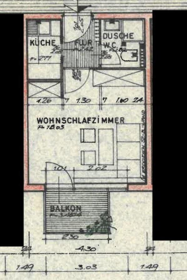 1 bedroom flat to rent, 26 m², Hildesheimer Straße, Sarstedt, Lower Saxony 1 bedroom flat to rent, 26 m², Hildesheimer Straße, Sarstedt, Lower Saxony