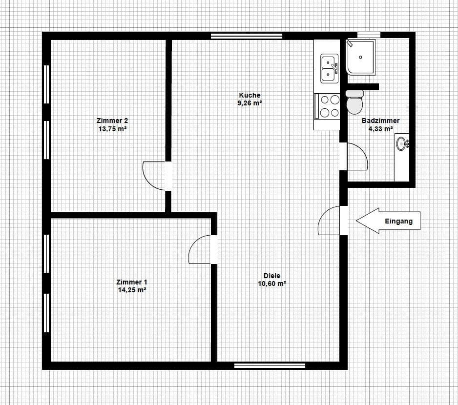 2 bedroom flat to rent, 51 m², Braunschweig, Lower Saxony 2 bedroom flat to rent, 51 m², Braunschweig, Lower Saxony