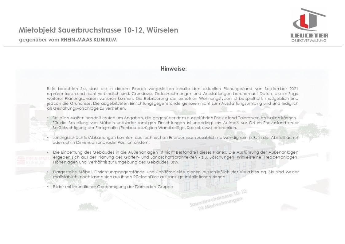 2 bedroom flat to rent, 56 m², Sauerbruchstraße 10-12, Würselen, North Rhine-Westphalia 2 bedroom flat to rent, 56 m², Sauerbruchstraße 10-12, Würselen, North Rhine-Westphalia