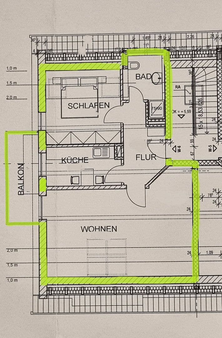 2 bedroom flat to rent, 58 m², Moosburg, Bavaria 2 bedroom flat to rent, 58 m², Moosburg, Bavaria