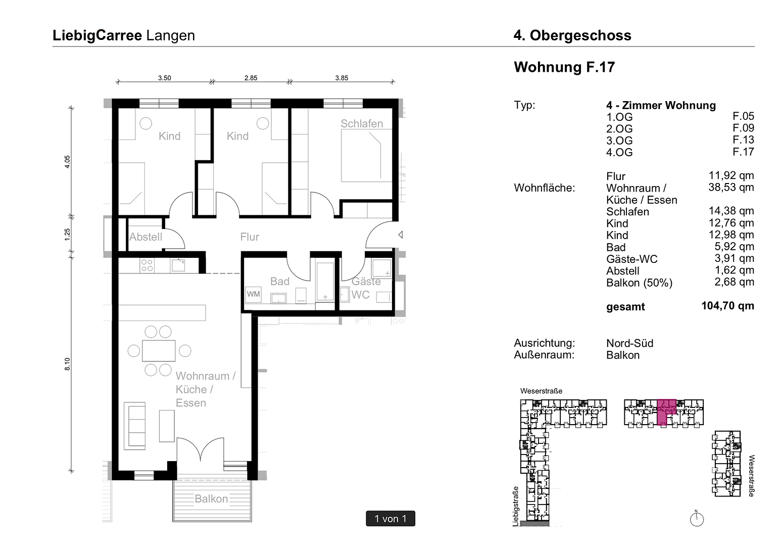 4 bedroom flat to rent, 105 m², Langen, Hesse 4 bedroom flat to rent, 105 m², Langen, Hesse