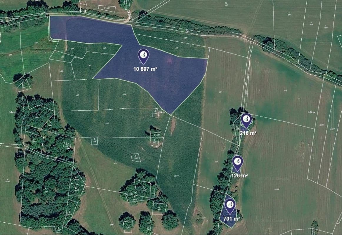 plot for sale, 11,940 m², Slatina, Plzeňský Region plot for sale, 11,940 m², Slatina, Plzeňský Region