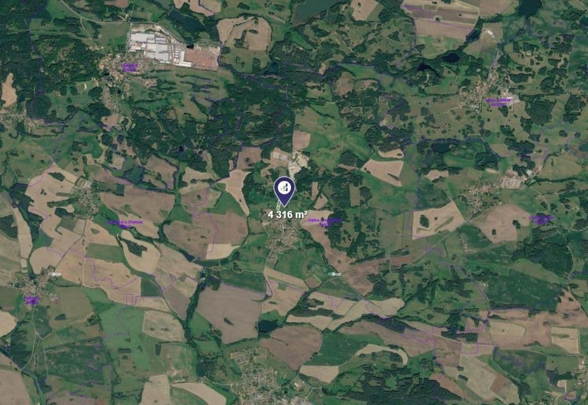 plot for sale, 4,316 m², Slatina, Plzeňský Region plot for sale, 4,316 m², Slatina, Plzeňský Region