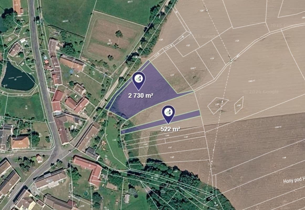 plot for sale, 3,252 m², Slatina, Plzeňský Region plot for sale, 3,252 m², Slatina, Plzeňský Region
