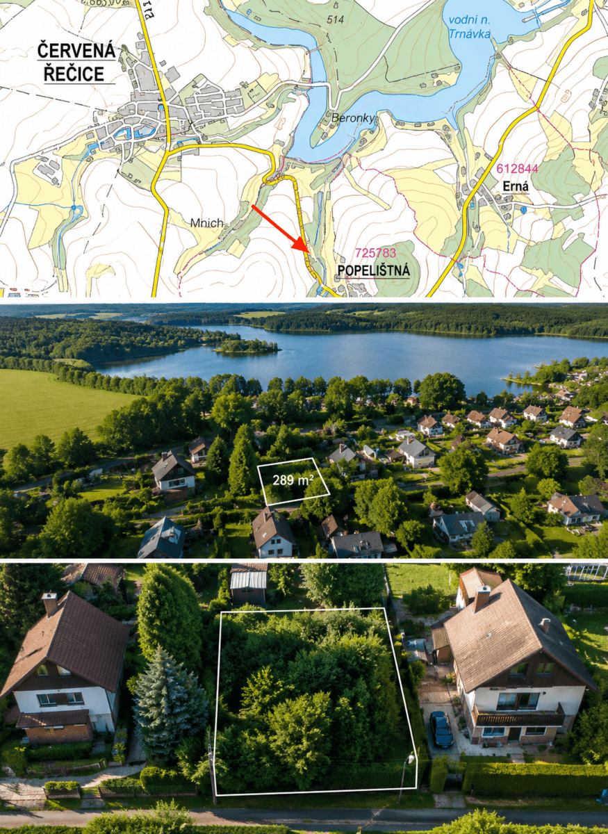 plot for sale, 289 m², Červená Řečice, Vysočina Region plot for sale, 289 m², Červená Řečice, Vysočina Region