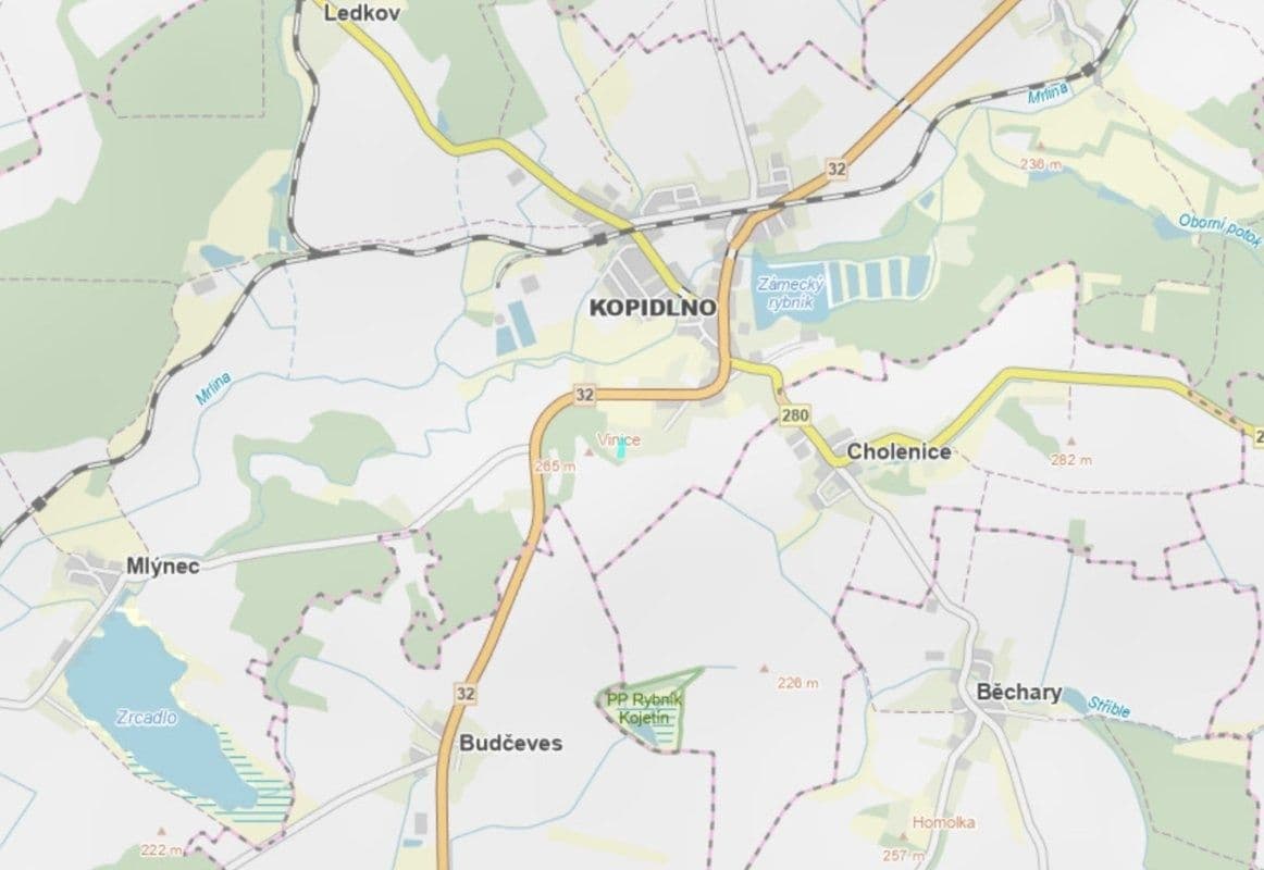 plot for sale, 2,893 m², Kopidlno, Královéhradecký Region plot for sale, 2,893 m², Kopidlno, Královéhradecký Region