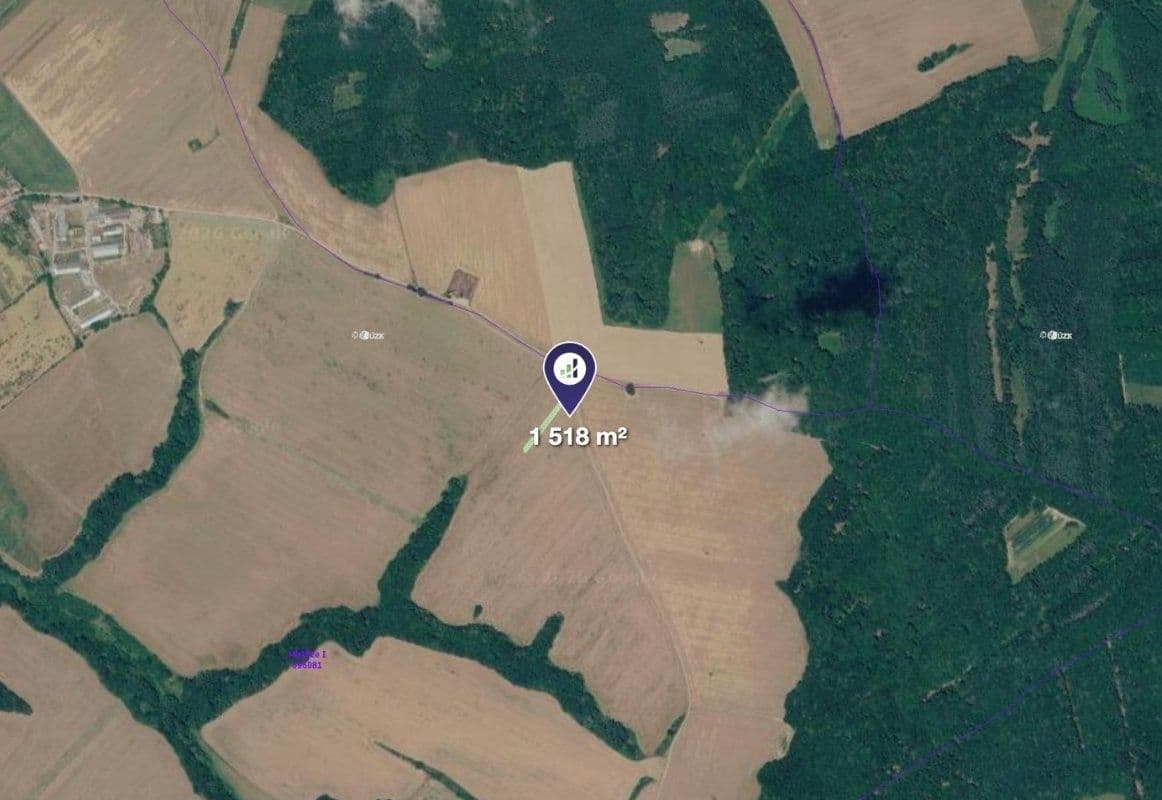plot for sale, 1,518 m², Mistřice, Zlínský Region plot for sale, 1,518 m², Mistřice, Zlínský Region
